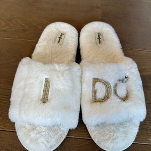 Dearfoam “I Do” slippers - XL bridal